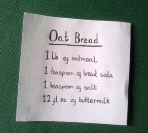 Oat bread recipe