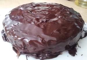 Chocolate fudge sponge cake